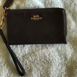 Coach Double Zip Wristlet